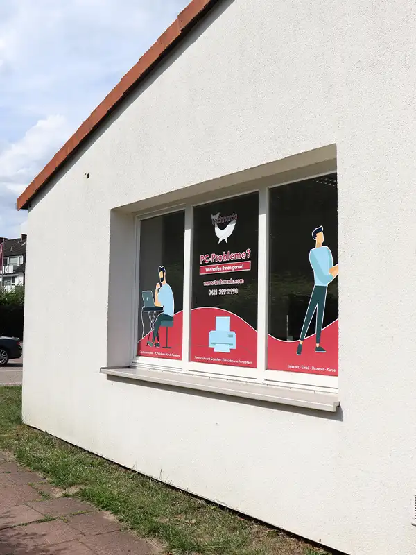 Illustrative Fenstergestaltung